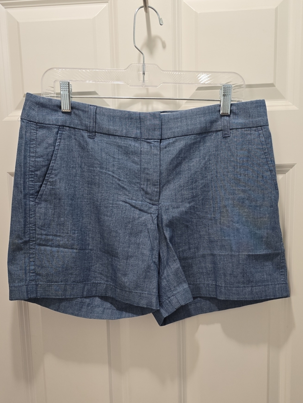 J. Crew Blue Chambray Bermuda Shorts